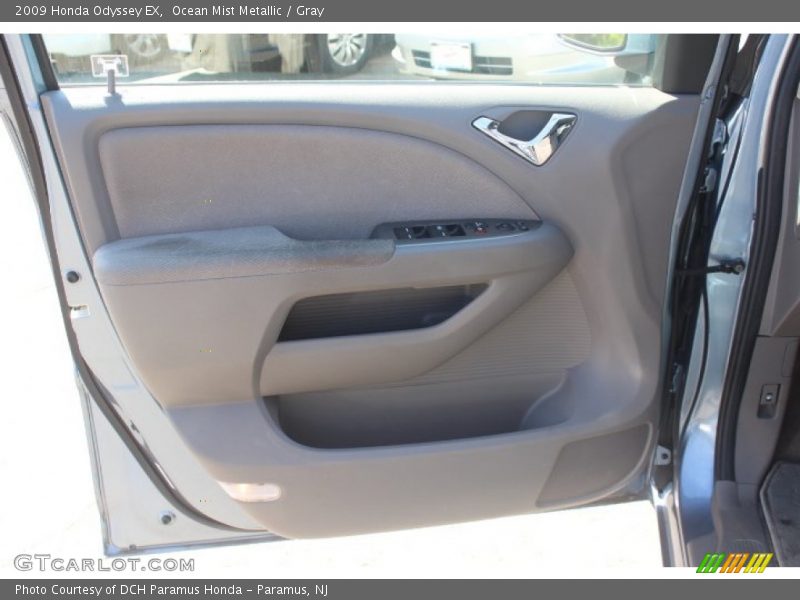 Ocean Mist Metallic / Gray 2009 Honda Odyssey EX