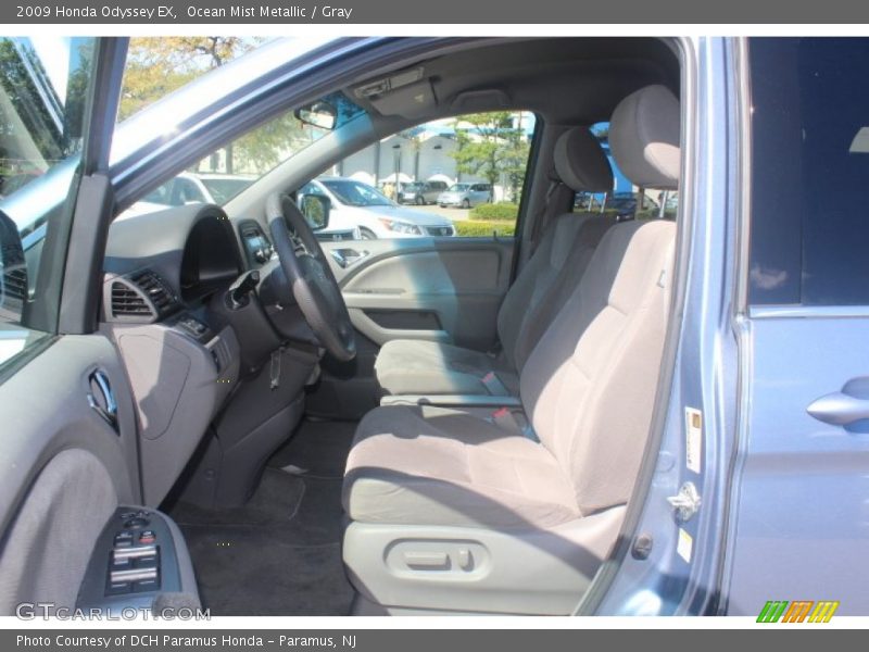 Ocean Mist Metallic / Gray 2009 Honda Odyssey EX