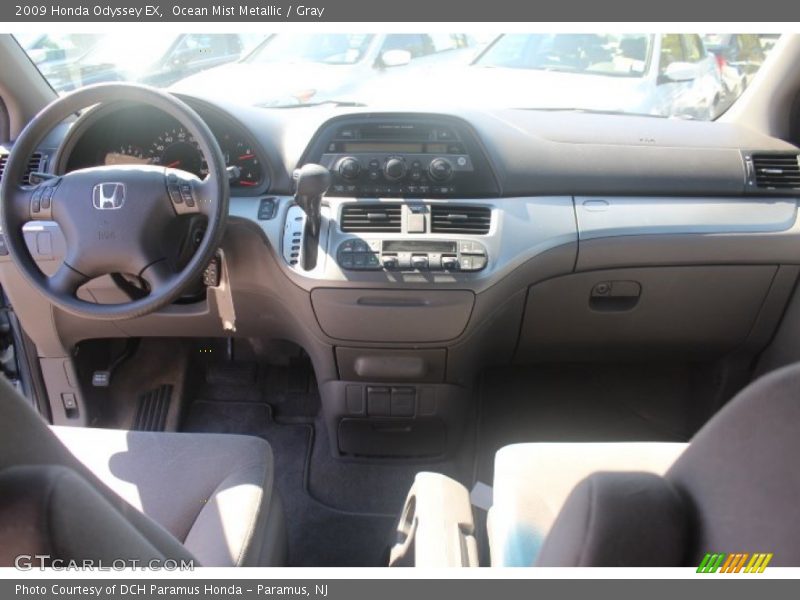 Ocean Mist Metallic / Gray 2009 Honda Odyssey EX