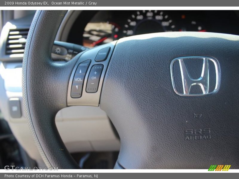 Ocean Mist Metallic / Gray 2009 Honda Odyssey EX