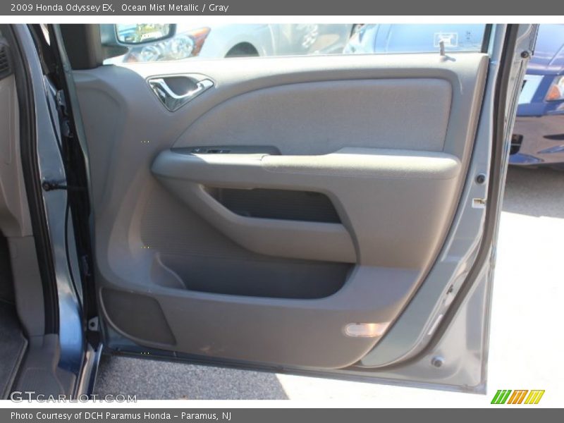 Ocean Mist Metallic / Gray 2009 Honda Odyssey EX