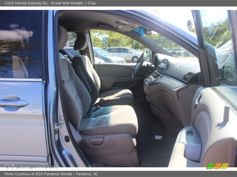 Ocean Mist Metallic / Gray 2009 Honda Odyssey EX