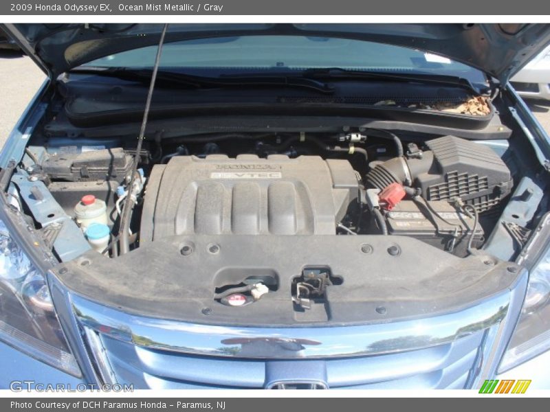 Ocean Mist Metallic / Gray 2009 Honda Odyssey EX