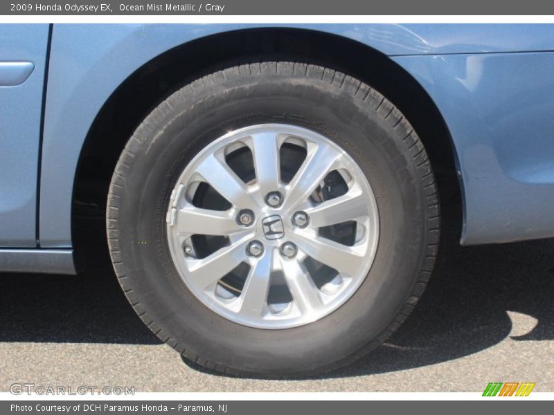 Ocean Mist Metallic / Gray 2009 Honda Odyssey EX