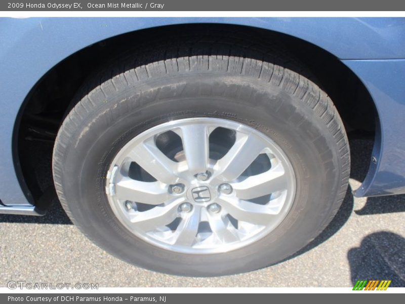 Ocean Mist Metallic / Gray 2009 Honda Odyssey EX