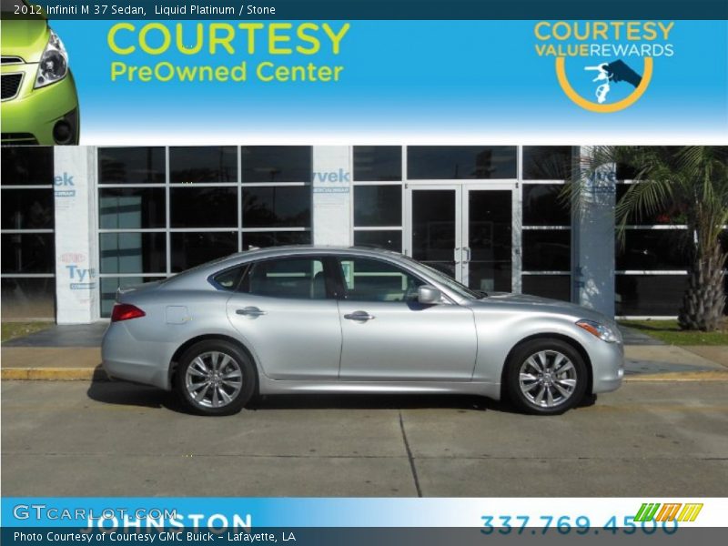 Liquid Platinum / Stone 2012 Infiniti M 37 Sedan