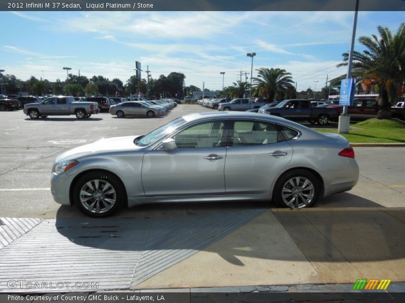 Liquid Platinum / Stone 2012 Infiniti M 37 Sedan