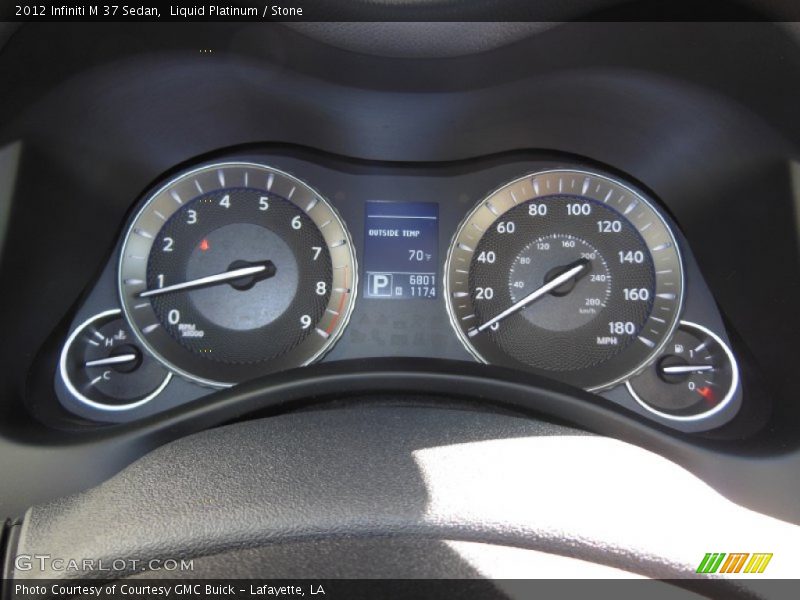Liquid Platinum / Stone 2012 Infiniti M 37 Sedan