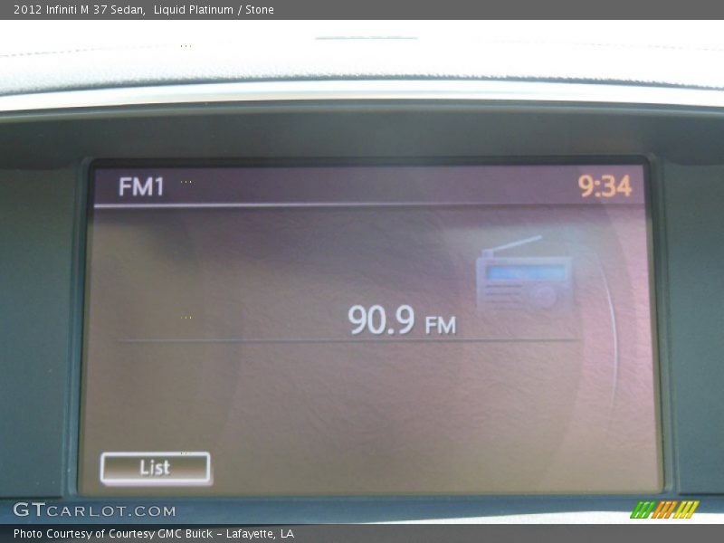 Liquid Platinum / Stone 2012 Infiniti M 37 Sedan