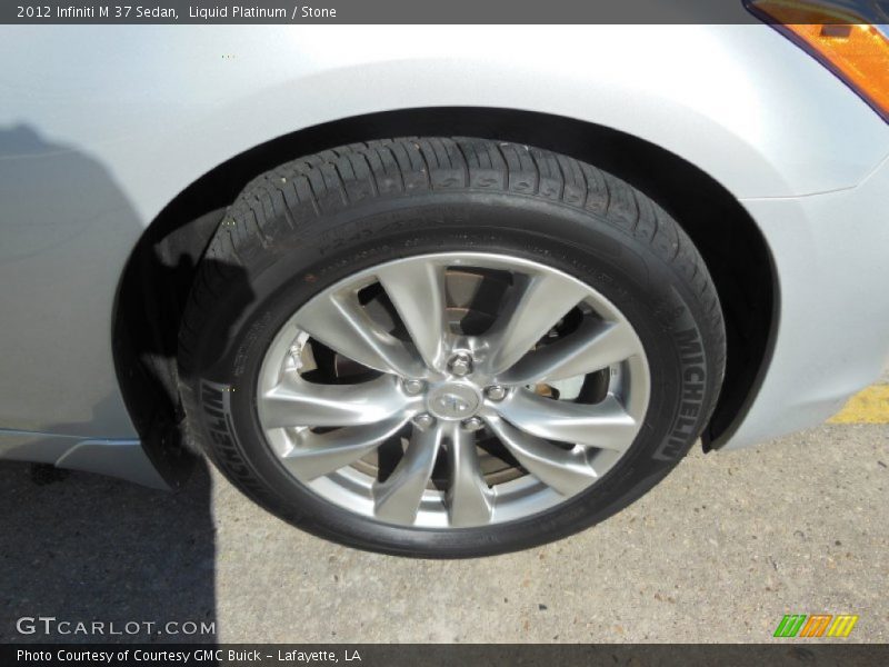 Liquid Platinum / Stone 2012 Infiniti M 37 Sedan