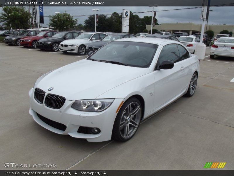 Alpine White / Black 2013 BMW 3 Series 335i Convertible
