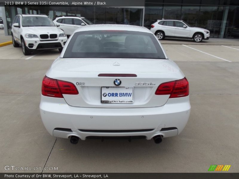 Alpine White / Black 2013 BMW 3 Series 335i Convertible