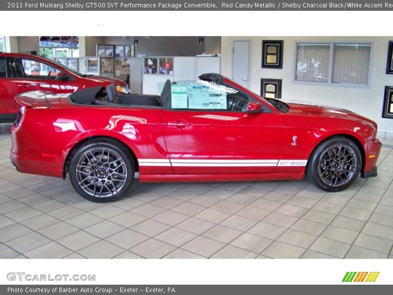  2013 Mustang Shelby GT500 SVT Performance Package Convertible Red Candy Metallic
