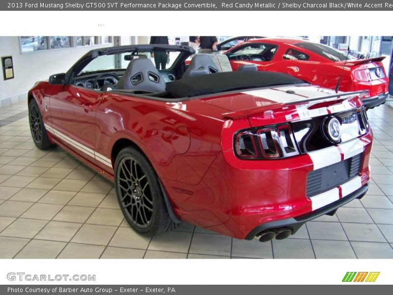  2013 Mustang Shelby GT500 SVT Performance Package Convertible Red Candy Metallic