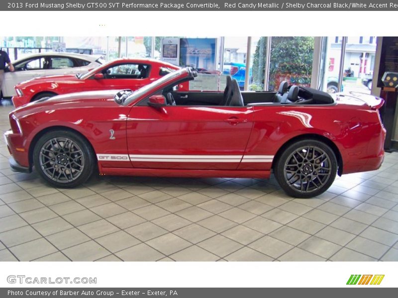  2013 Mustang Shelby GT500 SVT Performance Package Convertible Red Candy Metallic