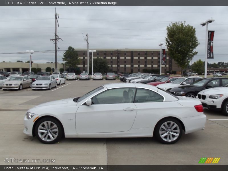 Alpine White / Venetian Beige 2013 BMW 3 Series 328i Convertible