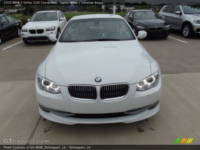 Alpine White / Venetian Beige 2013 BMW 3 Series 328i Convertible