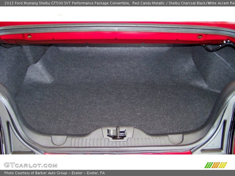  2013 Mustang Shelby GT500 SVT Performance Package Convertible Trunk