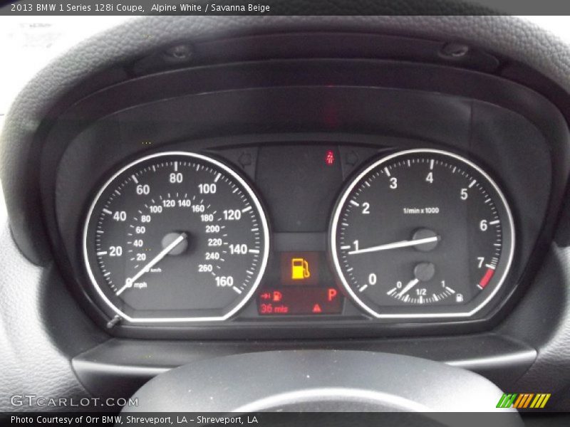  2013 1 Series 128i Coupe 128i Coupe Gauges