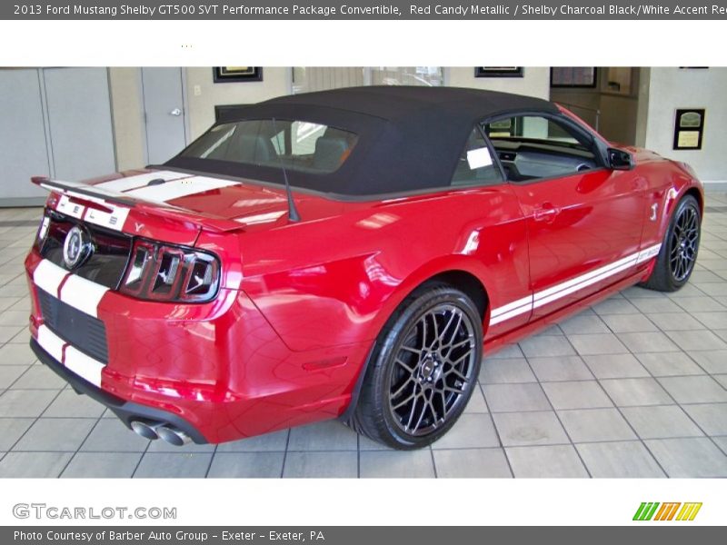  2013 Mustang Shelby GT500 SVT Performance Package Convertible Red Candy Metallic