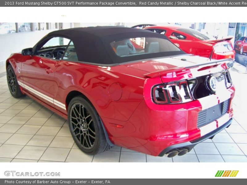  2013 Mustang Shelby GT500 SVT Performance Package Convertible Red Candy Metallic