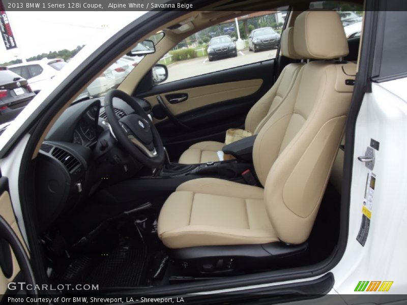 Front Seat of 2013 1 Series 128i Coupe