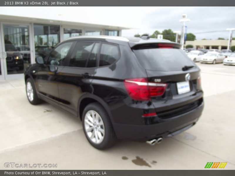 Jet Black / Black 2013 BMW X3 xDrive 28i