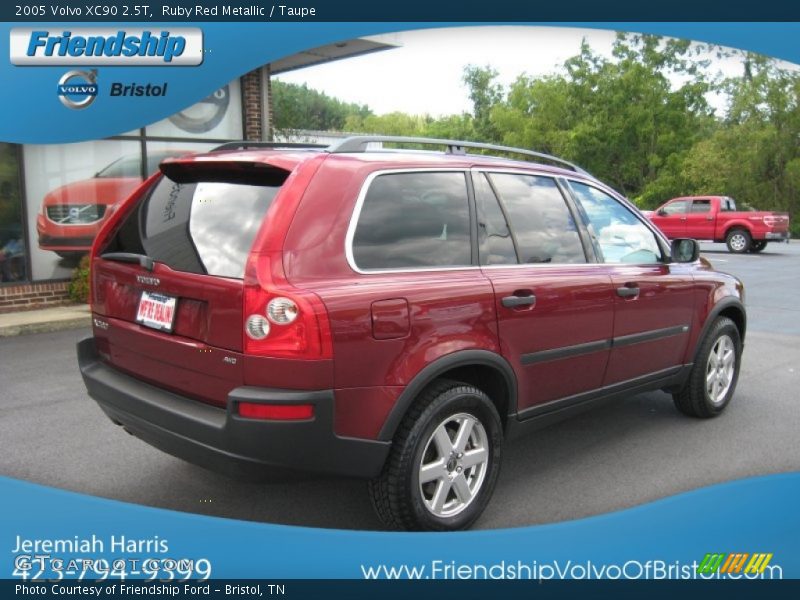 Ruby Red Metallic / Taupe 2005 Volvo XC90 2.5T