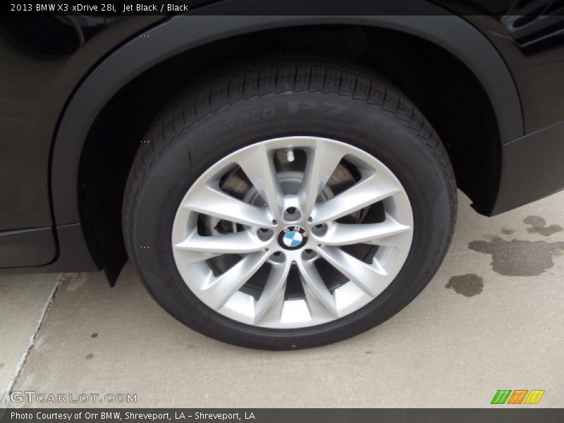 Jet Black / Black 2013 BMW X3 xDrive 28i