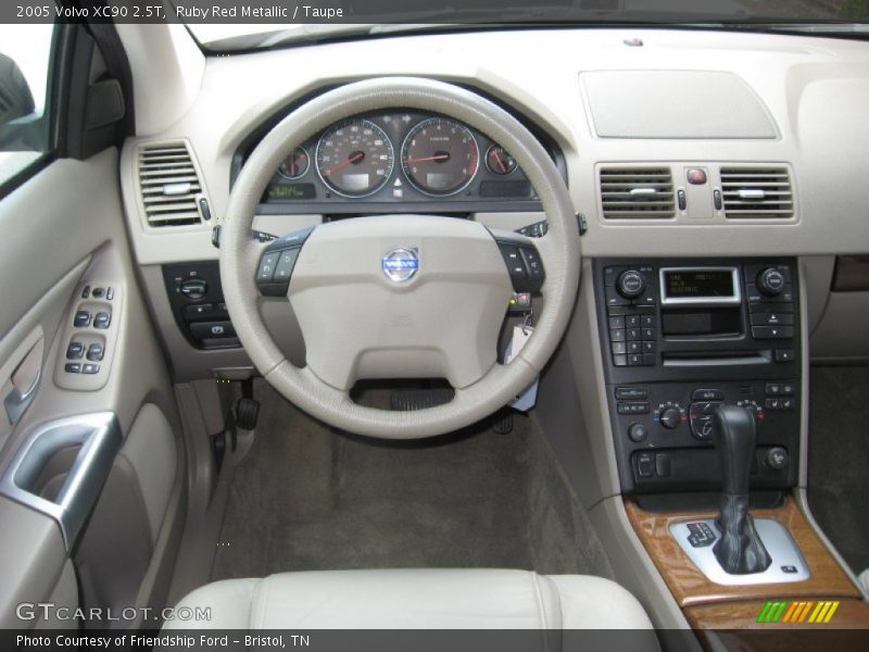 Ruby Red Metallic / Taupe 2005 Volvo XC90 2.5T