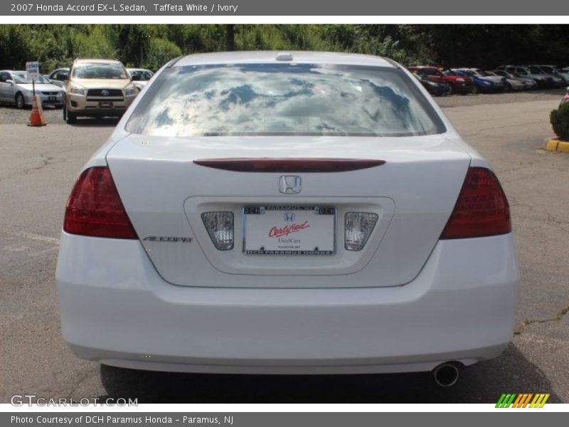 Taffeta White / Ivory 2007 Honda Accord EX-L Sedan