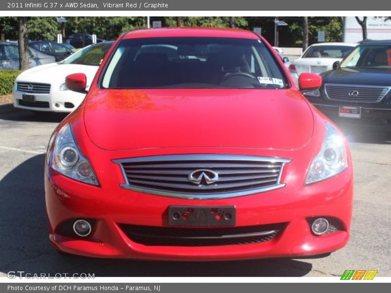 Vibrant Red / Graphite 2011 Infiniti G 37 x AWD Sedan