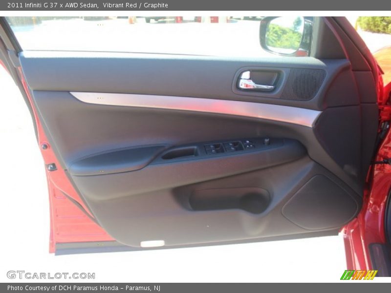 Vibrant Red / Graphite 2011 Infiniti G 37 x AWD Sedan