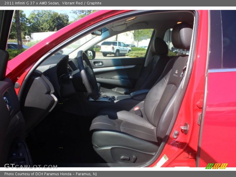 Vibrant Red / Graphite 2011 Infiniti G 37 x AWD Sedan