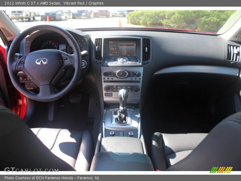Vibrant Red / Graphite 2011 Infiniti G 37 x AWD Sedan