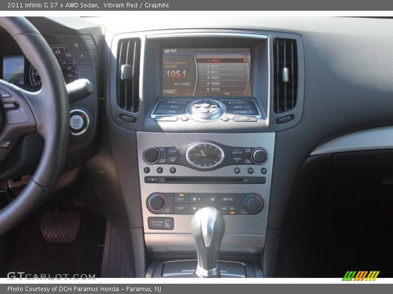 Vibrant Red / Graphite 2011 Infiniti G 37 x AWD Sedan