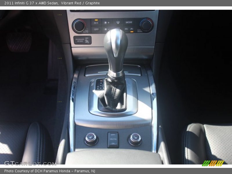 Vibrant Red / Graphite 2011 Infiniti G 37 x AWD Sedan