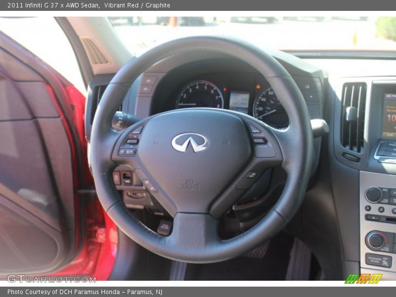 Vibrant Red / Graphite 2011 Infiniti G 37 x AWD Sedan