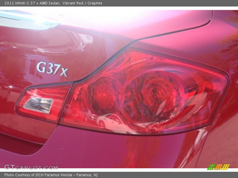 Vibrant Red / Graphite 2011 Infiniti G 37 x AWD Sedan