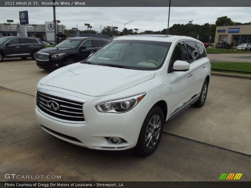 Moonlight White / Wheat 2013 Infiniti JX 35