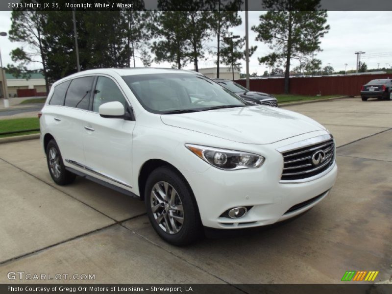 Moonlight White / Wheat 2013 Infiniti JX 35