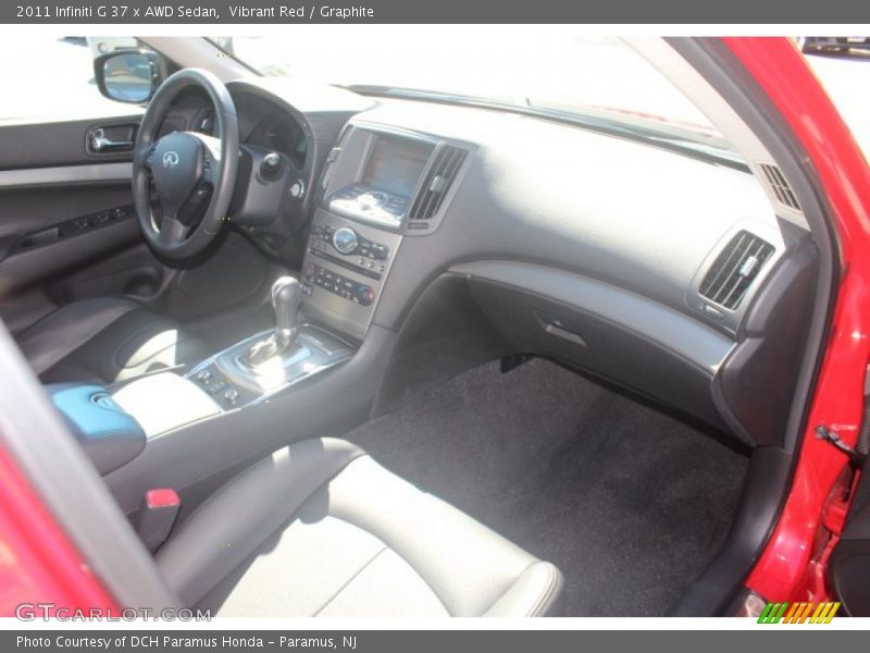 Vibrant Red / Graphite 2011 Infiniti G 37 x AWD Sedan