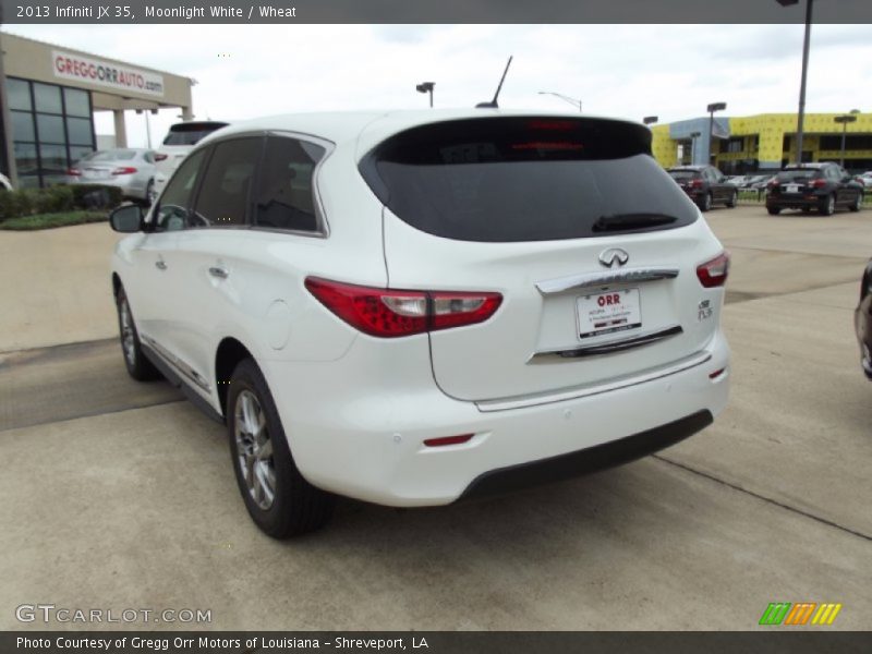 Moonlight White / Wheat 2013 Infiniti JX 35