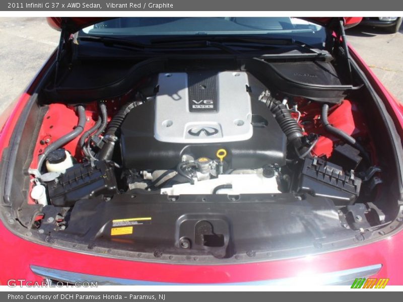 Vibrant Red / Graphite 2011 Infiniti G 37 x AWD Sedan
