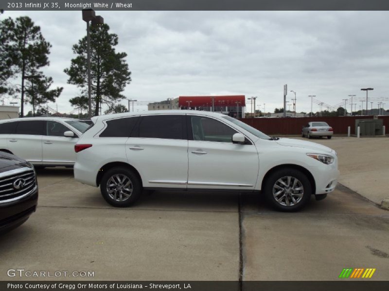 Moonlight White / Wheat 2013 Infiniti JX 35