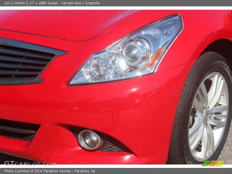 Vibrant Red / Graphite 2011 Infiniti G 37 x AWD Sedan