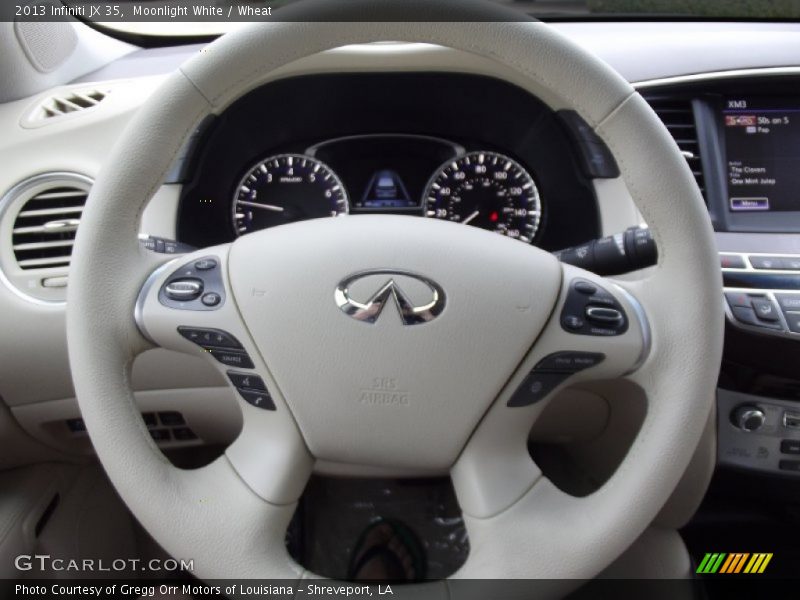 Moonlight White / Wheat 2013 Infiniti JX 35