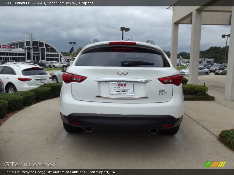 Moonlight White / Graphite 2013 Infiniti FX 37 AWD