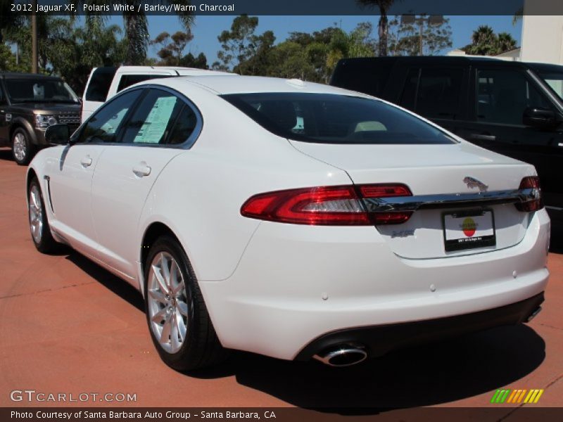 Polaris White / Barley/Warm Charcoal 2012 Jaguar XF