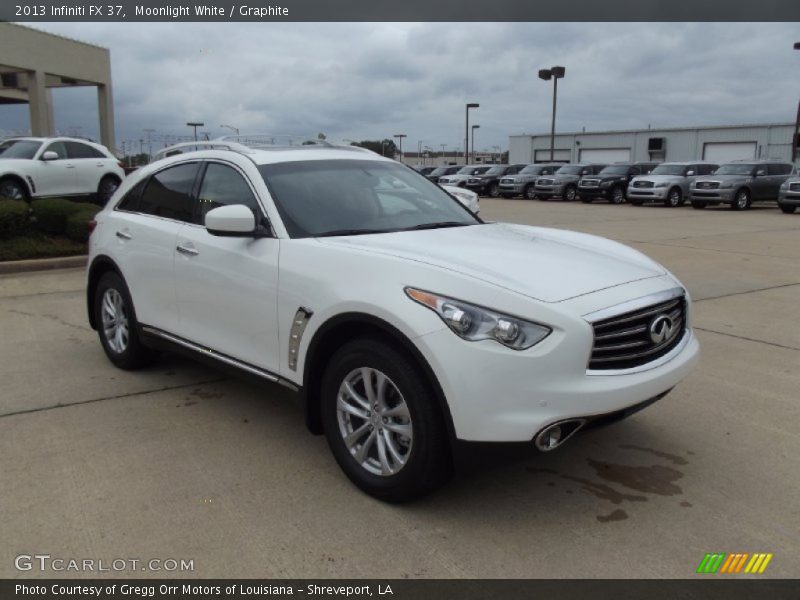 Moonlight White / Graphite 2013 Infiniti FX 37